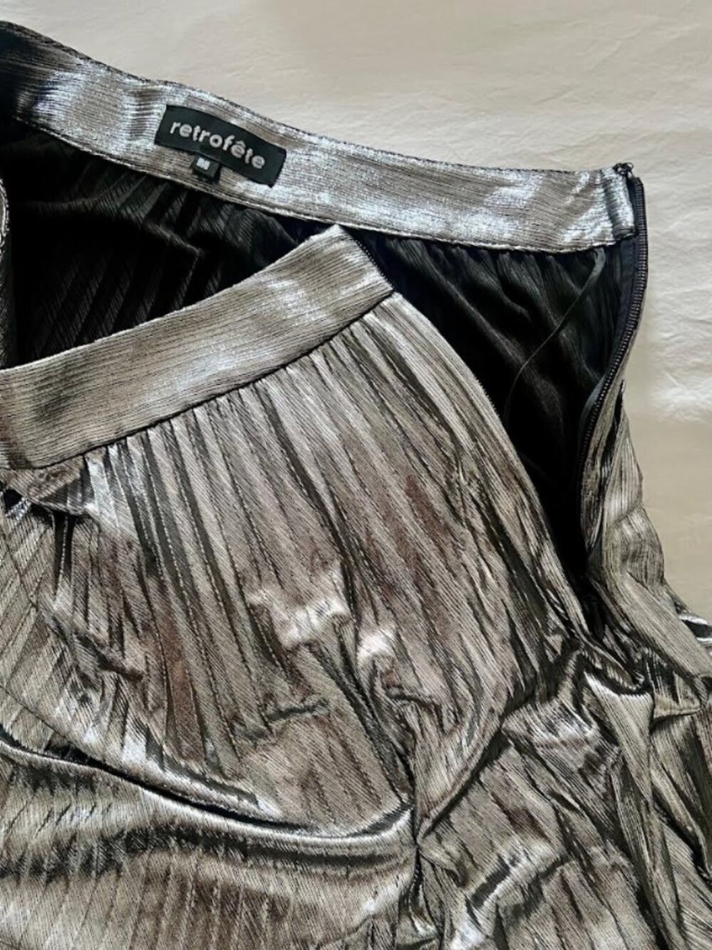 Retrofete Cressida Skirt (Gunmetal) - Picture 5 of 5